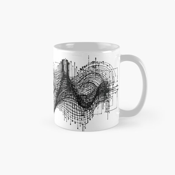 Item preview, Abstract Soundwave Line Art designed and sold by NIVEX.