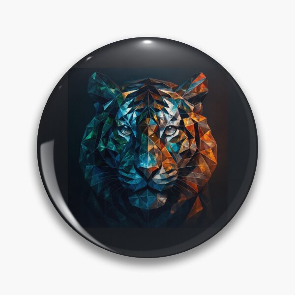 Item preview, Tiger Wall Art— Reflections of Fire, Water & Forest designed and sold by GeoWild Designs.