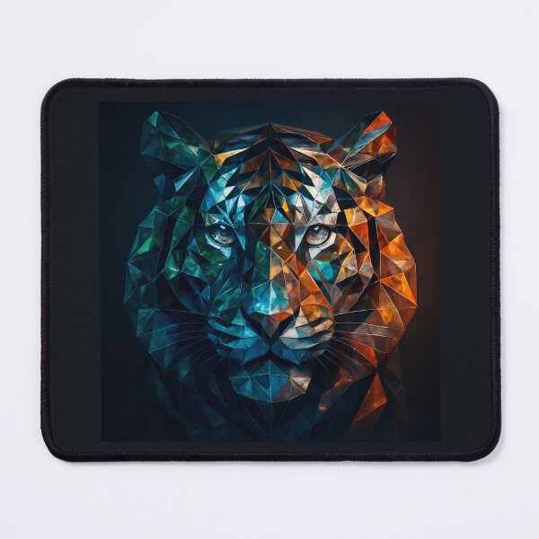 Item preview, Tiger Wall Art— Reflections of Fire, Water & Forest designed and sold by GeoWild Designs.