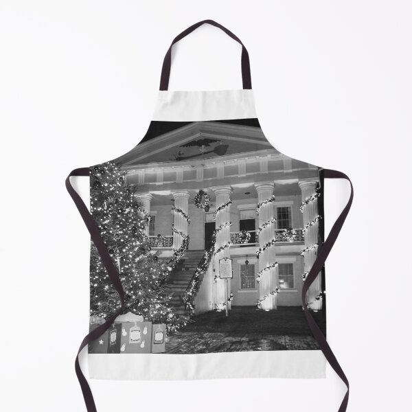 Item preview, Christmas In Newberry South Carolina Black And White designed and sold by LisaWootenPhoto.