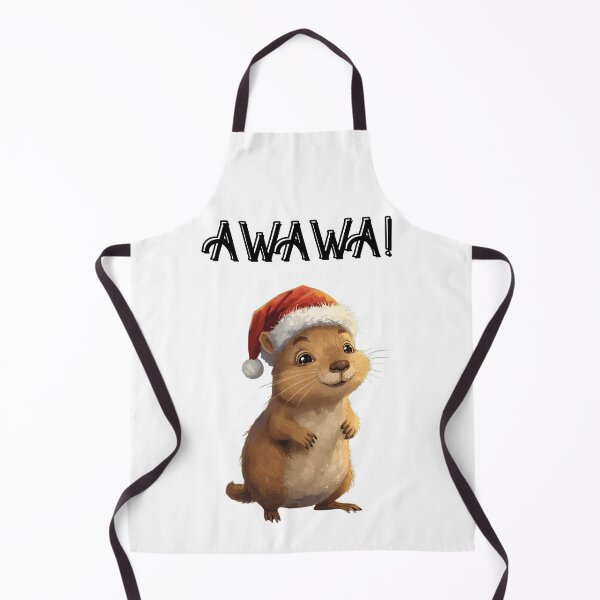Item preview, Awawa! Funny Hyrax Christmas meme designed and sold by Dedokris.