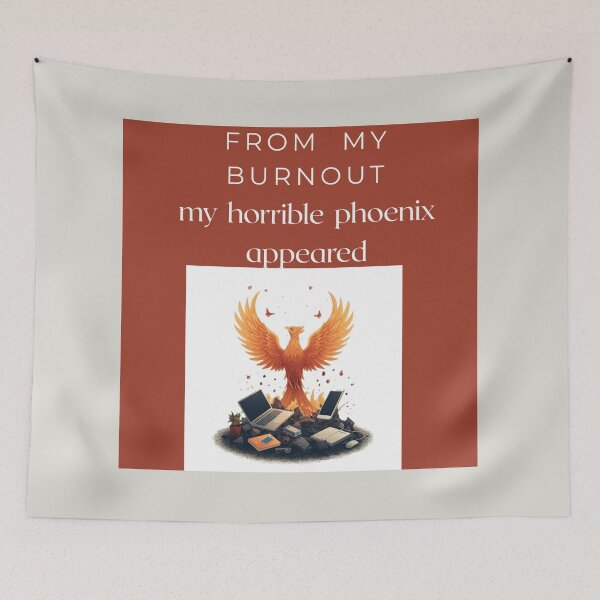 Item preview, Reborn From the Fire of Burnout designed and sold by soukipsy.