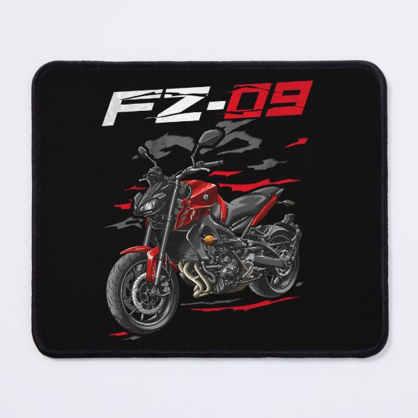 Item preview, Yamaha FZ-09 2017 (Candy Red) for Motorcycle Riders designed and sold by MotoApparelHub.