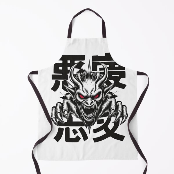 Item preview, ? Evil Spirit Demon Oni Kanji Art ? designed and sold by LegendsOfLife37.