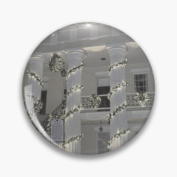 Item preview, Newberry County South Carolina Courthouse At Christmas BW designed and sold by LisaWootenPhoto.