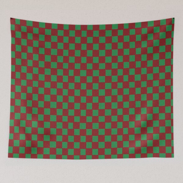 Item preview, Classic Winter-cabin Aesthetic Rustic Minimalist Geometric December Checker Pattern designed and sold by PVTCreations.