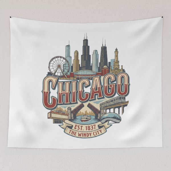 Item preview, City Collection_V1 CHICAGO designed and sold by V_99bydesign.