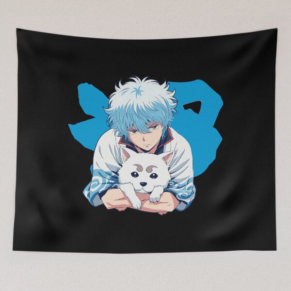 Item preview, Blue Haired Swordsman Silhouette In Flames designed and sold by aibiemegarbig.