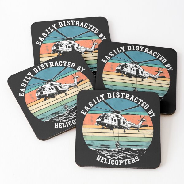 Item preview, Easily Distracted By Helicopters During Morning Flight Patrols designed and sold by SkeletonsDanger.