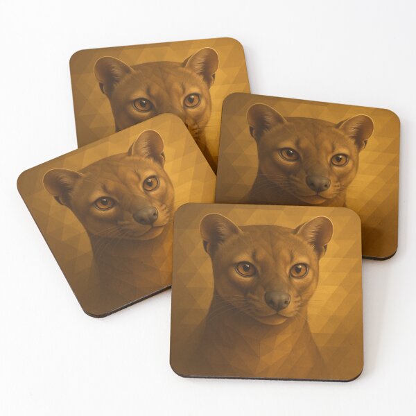 Item preview, Arte mural Fossa: GeoWild, Golden Forest Shadow designed and sold by GeoWild Designs.