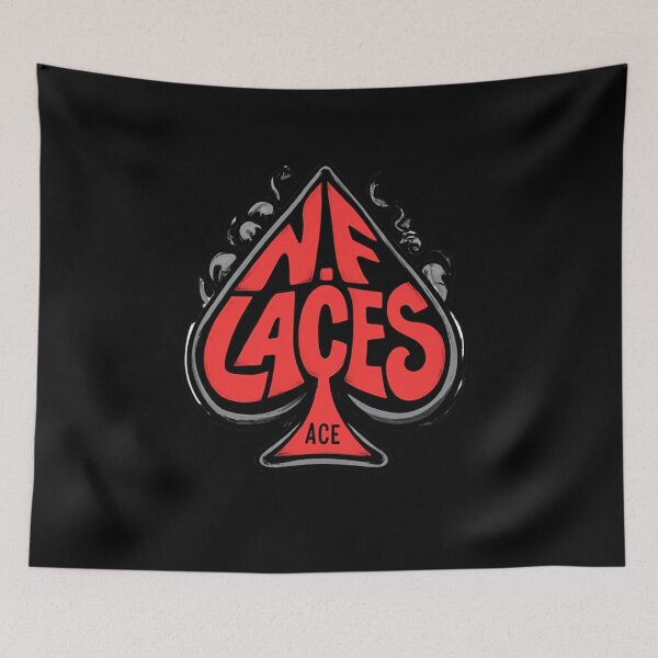 Item preview, ♠️ F.ACES: Smoky Red Ace of Spades Card Art ? designed and sold by LegendsOfLife37.