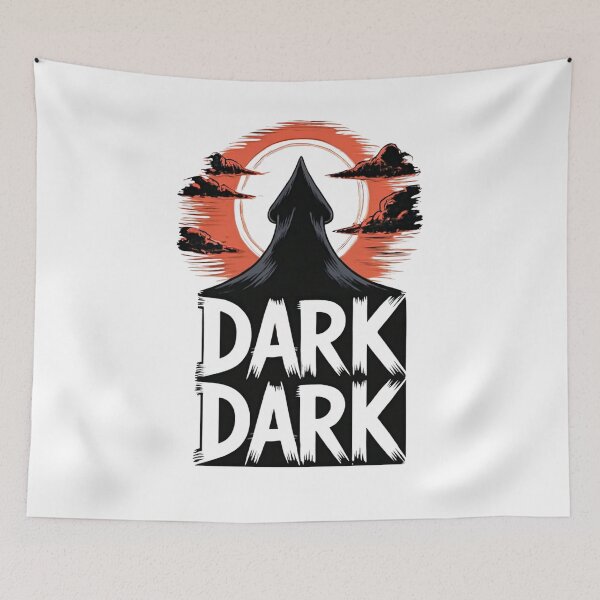 Item preview, ⚫️ DARK DARK: Minimalist Horror Tower Design ? designed and sold by LegendsOfLife37.