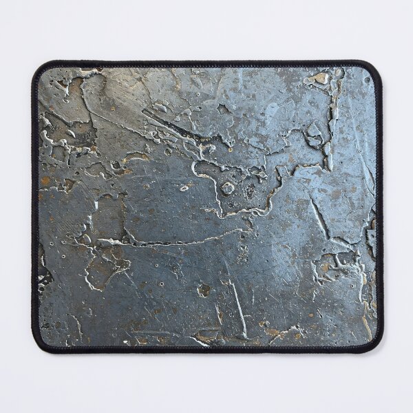 Item preview, Abstract close-up texture of a dark grey surface with raised, uneven patterns and golden brown metallic accents designed and sold by homydesign.
