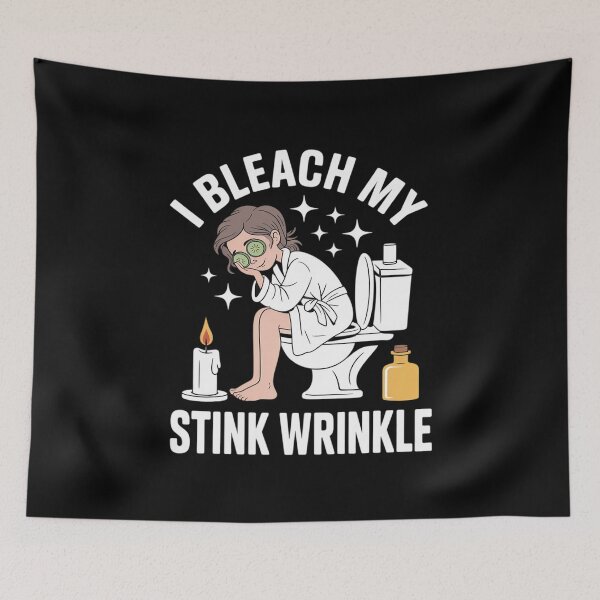 Item preview, Womens I Bleach My Stink Wrinkle Adults Gag Humor  designed and sold by PowAcademy.