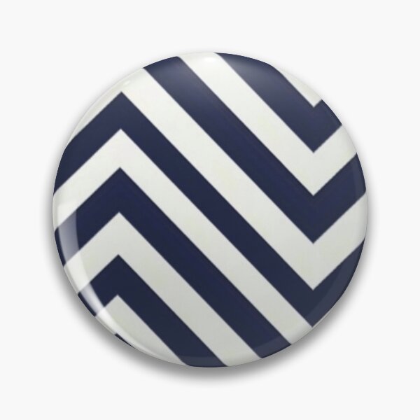 Item preview, Navy Blue Cloud Dancer Chevron Stripes  designed and sold by Licorice Moon.