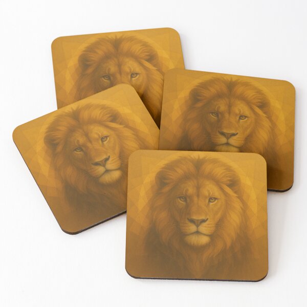 Item preview, Lion Wall Art— Solar Majesty designed and sold by GeoWild Designs.