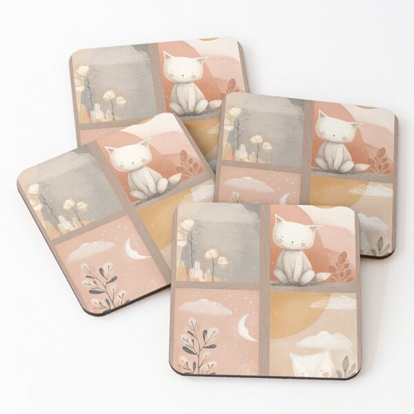 Item preview, Whimsical Cat Journeys designed and sold by Venon28.