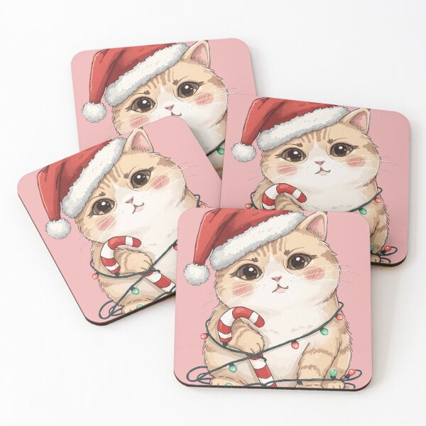 Item preview, Santa Claws Is Watching – Cute Christmas Cat designed and sold by zoocore.