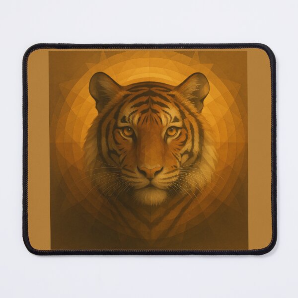 Item preview, Tiger Wall Art — Golden Ember Gaze designed and sold by GeoWild Designs.