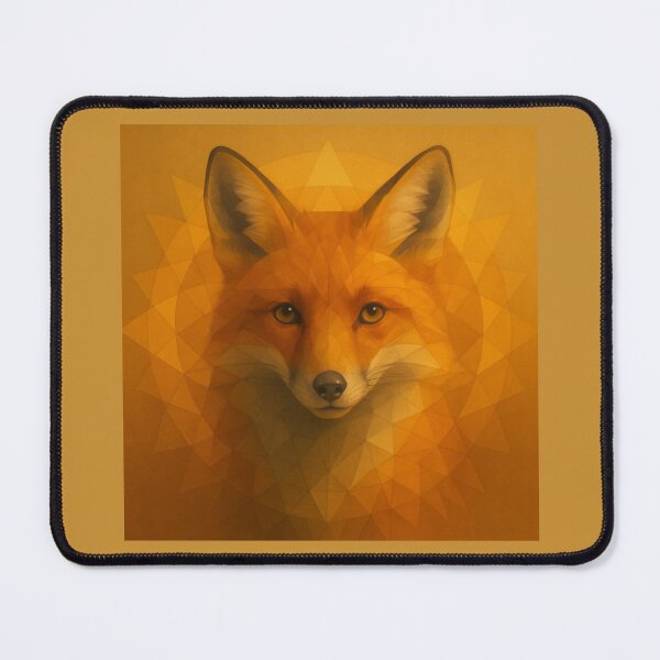 Item preview, Fox Wall Art – Faceted Fox Portrait designed and sold by GeoWild Designs.