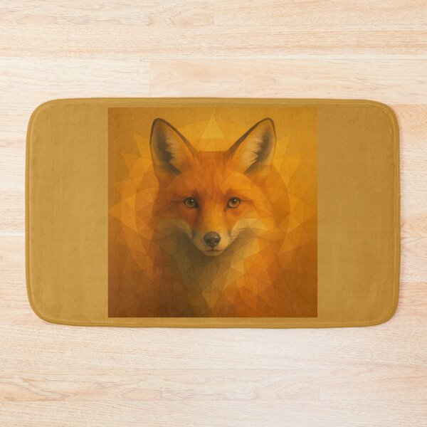Item preview, Fox Wall Art – Faceted Fox Portrait designed and sold by GeoWild Designs.