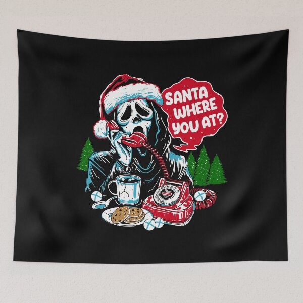 Item preview, Santa Where you at Ghostface Christmas designed and sold by RYZEmerch.
