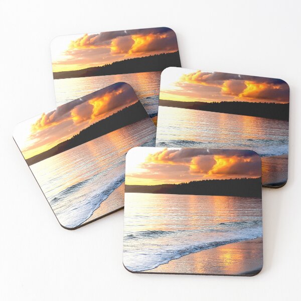 Item preview, Golden Sunset Reflections on the Shore designed and sold by Exodoi.