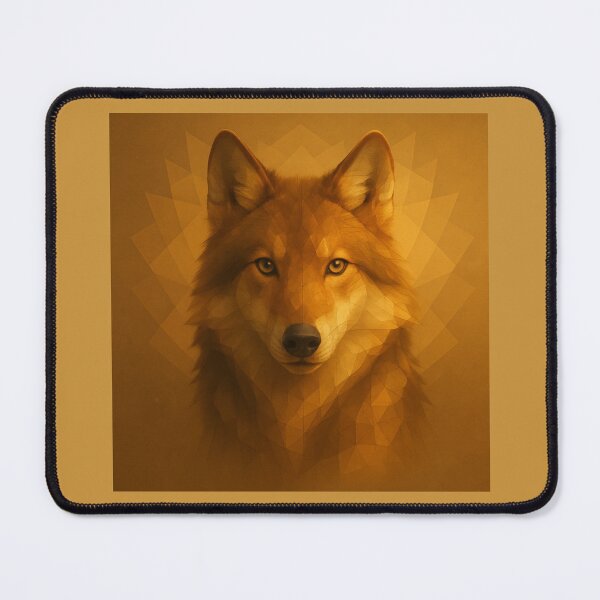 Item preview, Wolf Wall Art – Faceted Wolf Portrait designed and sold by GeoWild Designs.