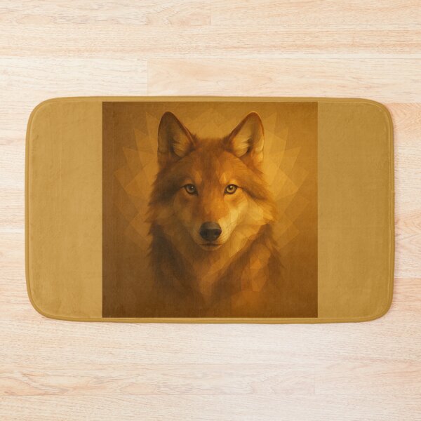 Item preview, Wolf Wall Art – Faceted Wolf Portrait designed and sold by GeoWild Designs.