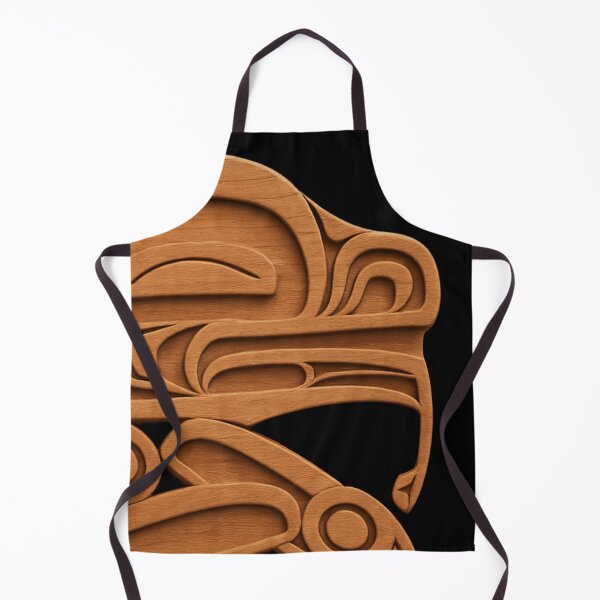 Item preview, Cedar Frog Carving Style Artwork designed and sold by Tiffany's Designs.