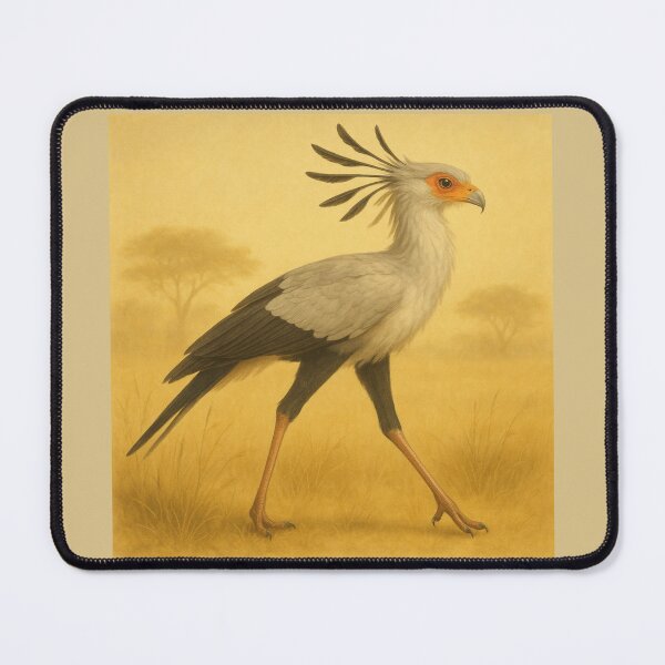 Item preview, Secretary Bird Wall Art – Savannah strider designed and sold by GeoWild Designs.