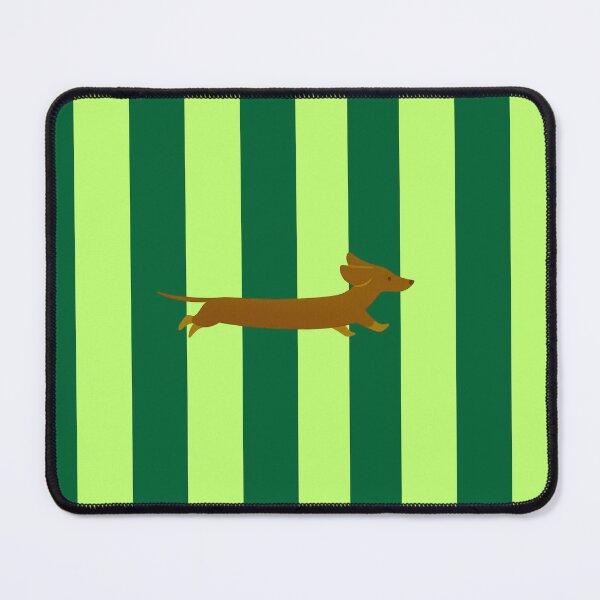 Item preview, Dachshund Green Striped Phone Case – Cute Sausage Dog Aesthetic designed and sold by FilipaAndrez.