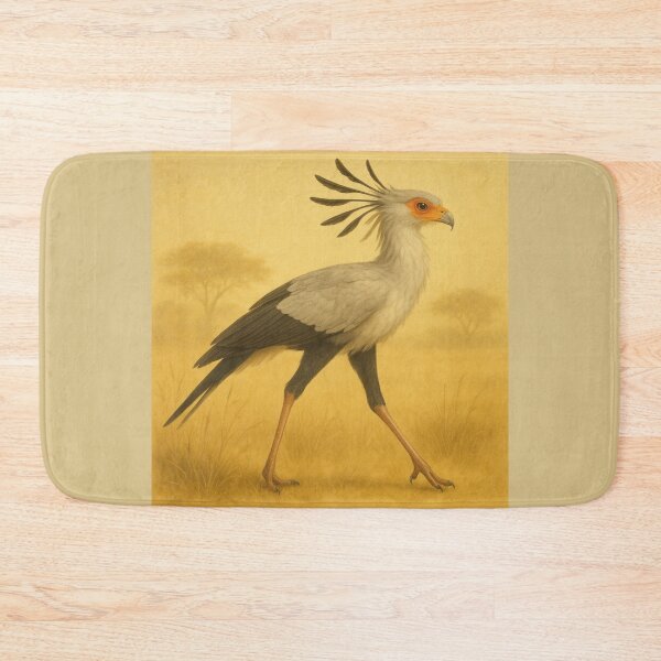 Item preview, Secretary Bird Wall Art – Savannah strider designed and sold by GeoWild Designs.