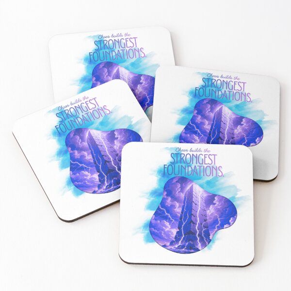 Item preview, Chaos Builds Strong Foundations bold artwork designed and sold by SloganSauce.