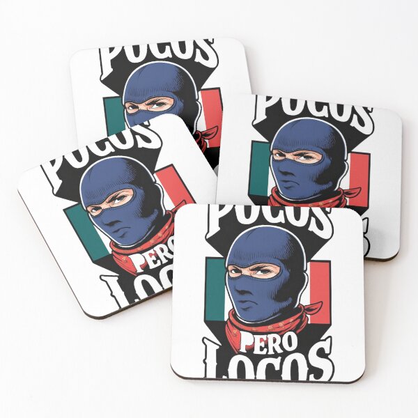 Item preview, ?? POCOS PERO LOCOS: Ski Mask Mexican Pride Art ? designed and sold by LegendsOfLife37.