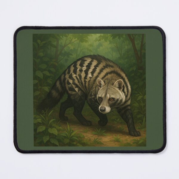 Item preview, African Civet Wall Art– Forest Stalker designed and sold by GeoWild Designs.