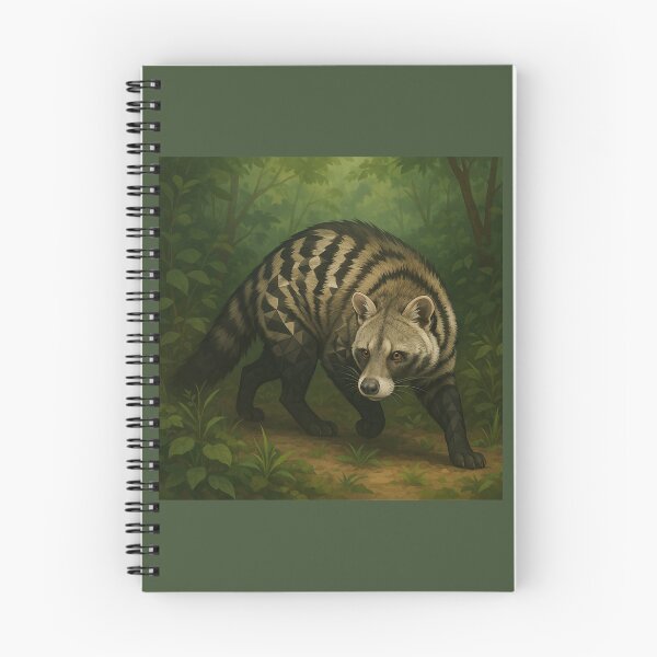 Item preview, African Civet Wall Art– Forest Stalker designed and sold by GeoWild Designs.
