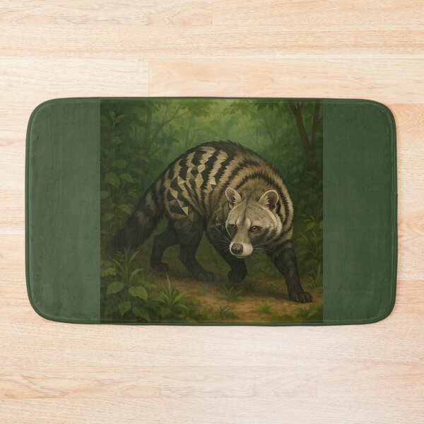 Item preview, African Civet Wall Art– Forest Stalker designed and sold by GeoWild Designs.