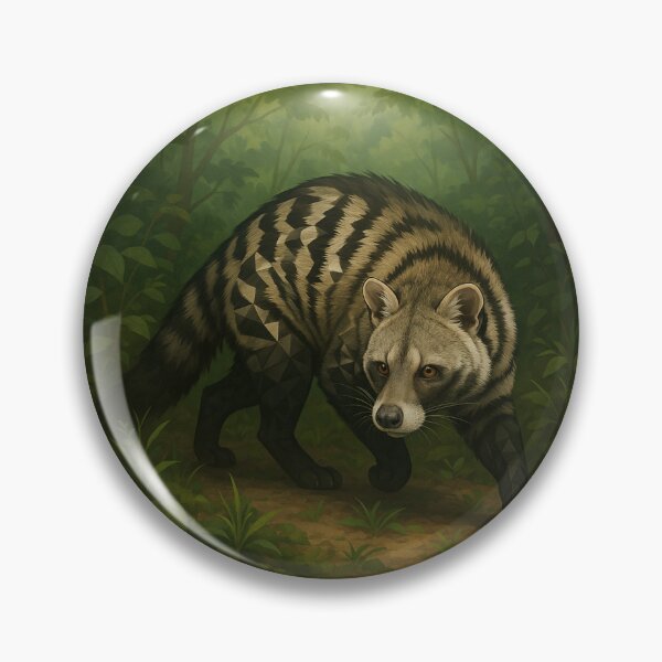 Item preview, African Civet Wall Art– Forest Stalker designed and sold by GeoWild Designs.