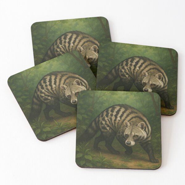 Item preview, African Civet Wall Art– Forest Stalker designed and sold by GeoWild Designs.