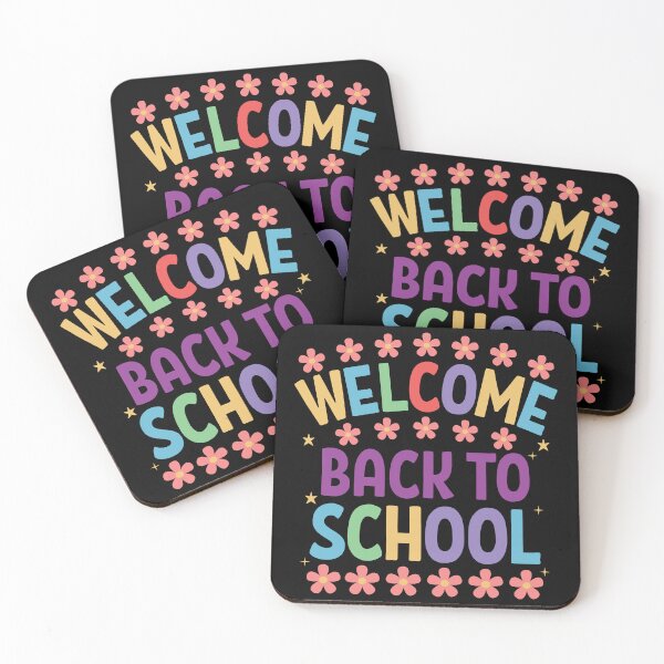 Item preview, Welcome back to school colorful design designed and sold by Think4Prints.