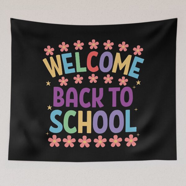 Item preview, Welcome back to school colorful design designed and sold by Think4Prints.