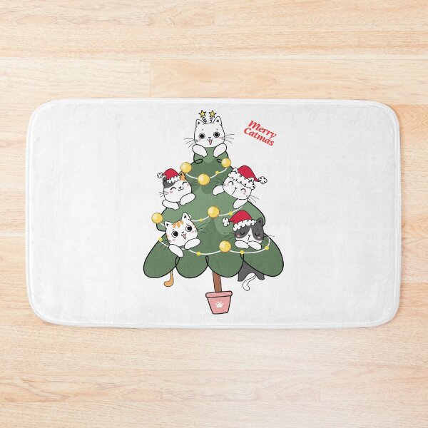 Item preview, Merry Catmas And Cats on the Christmas Tree. designed and sold by Dinasshop.