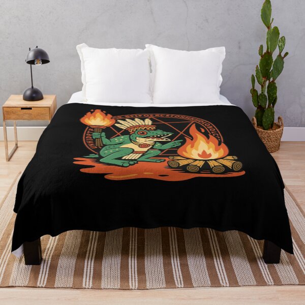 Item preview, ? Tribal Frog Shaman: Ceremony Bonfire Art ? designed and sold by LegendsOfLife37.