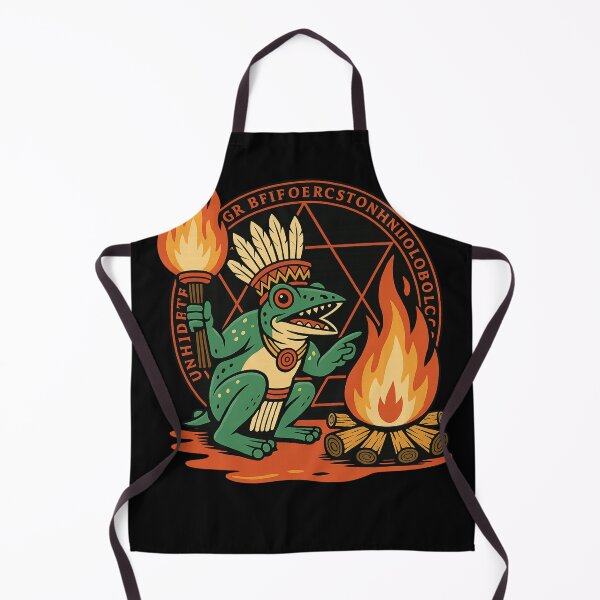 Item preview, ? Tribal Frog Shaman: Ceremony Bonfire Art ? designed and sold by LegendsOfLife37.