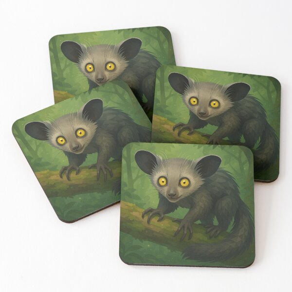 Item preview, Aye-aye Wall Art -Forest Guardian designed and sold by GeoWild Designs.