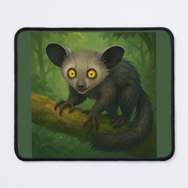 Item preview, Aye-aye Wall Art -Forest Guardian designed and sold by GeoWild Designs.