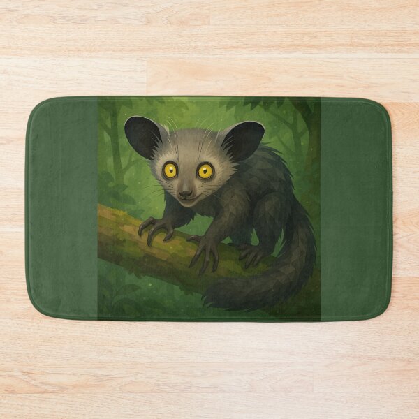 Item preview, Aye-aye Wall Art -Forest Guardian designed and sold by GeoWild Designs.