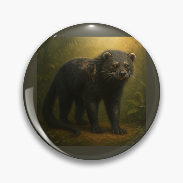 Item preview, Binturong Wall Art-Forest Shadow Wanderer designed and sold by GeoWild Designs.