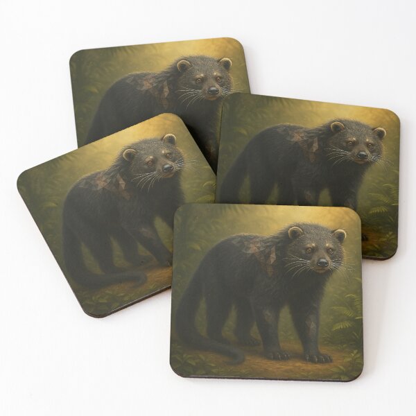 Item preview, Binturong Wall Art-Forest Shadow Wanderer designed and sold by GeoWild Designs.